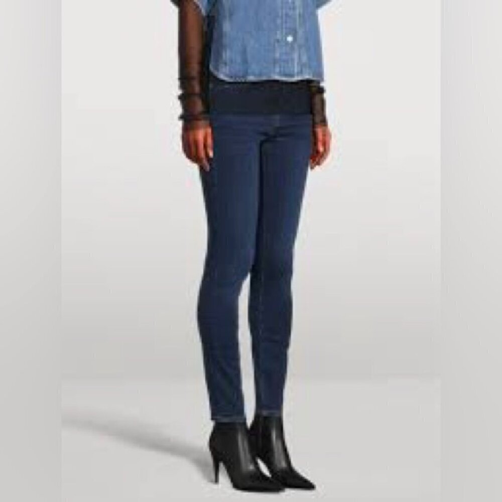 FRAME Denim Le High Skinny Jeans Dark Wash Blue Size 26